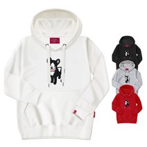 엘라모 엘라모 3H 부클보스턴테리어 후드티 빅사이즈 M~4XL