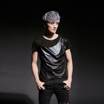 라운드넥반팔티 2022 트렌드 남자 여름 타입 비주류 공연복 개성 t셔츠 야간공연 펑크 발 H라인 사조 4996147604