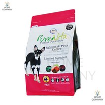 요크셔테리어 비숑 사료 건강사료 연어와 완두콩 2.26kg 파피용 페키니즈 말티즈 퍼그, 2260g