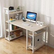 우드 심플 H형 1인용 컴퓨터 책상 대형, 상세페이지 참조