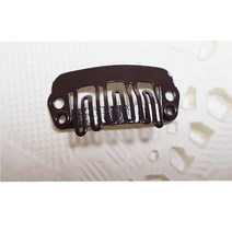 Calandiva U형 가발 고정 똑딱핀, 1개, 브라운10개