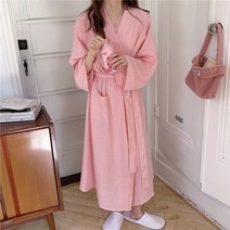 골프 샤워가운 목욕 욕실 여름 샤워 가운, 12.잔체크핑크, 1개