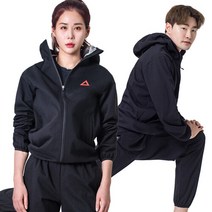 브랜드없음 땀복 후디집업 세트