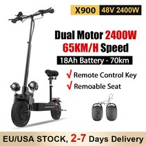 접이식 렌탈 휠 46MPH 최고의 전기 스쿠터 2022 듀얼 모터 2600W Escooter 무거운 라이더 2 바퀴 접이식 킥, 03 48V 2400W 18Ah