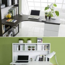 코너책상 책장세트 1600 ㄱ자책상 코너형책상 L자 L자형 기역자 코너책상 ㄱ자책상 코너책상 책상겸테이블 사무실책상 서재책상 학생책상 사무책상 사무용책상 책꽂이책상 책상세트, 2)서랍형1600ㅡ화이트