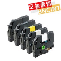 브라더 PT-P300BT PT-D600 PT-P700 PT-P900W PT-D200 라벨지 라벨테이프 라벨프린터기 호환, 검정바탕/흰색글자 (TZe-355), 24mm