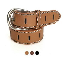 디꾸보 디꾸보 멀티홀 투컬러스티치 남성벨트 DCB-ST521