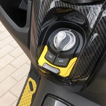 2021 야마하 NMAX125 메인 스위치 키 커버 캡 바이커스, Silver - 실버