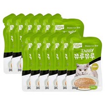 태비토퍼 쮸르쮸르 타우린 고양이파우치 30g, 24개