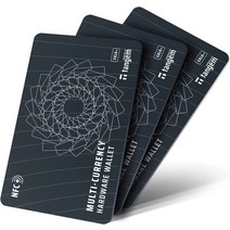 콜드월렛 암호 가상 화폐 코인 하드 월렛 지갑Tangem Wallet Pack of 3 - Secure Crypto Trusted Cold Stor, 한개옵션0