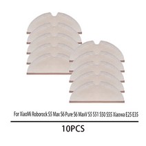 물걸레 청소기 무선 HEPA 필터진공 청소기 액세서리 Roborock S5 Max S6 Pure Xiaowa E25 E35 용 걸레 헝겊, 03 10 Pcs