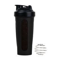 프로틴 쉐이커 600ml 보틀 쉐이크 물통 프로틴통 프로틴쉐이커, Black