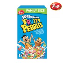 포스트 프루티 페블스 마시멜로우 시리얼 510g, Marshmallows--18oz, 1개