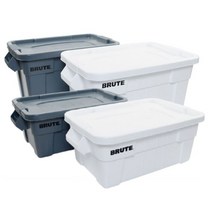 [투빌] 브루트 토트박스 53L 75.7L 부르트 도트박스 리빙박스 캠핑박스, 브루트 75.7L, 그레이