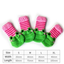 강아지 양말 애완 동물 강아지 양말 미끄럼 방지 신발 보호 제품 작은 스피츠 요크 개 치와와 Chaussettes, 02 Dog Socks2_02 30x75mm