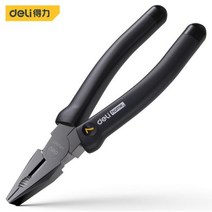 델리 12Pcs 높은 탄소강 소재 소프트 핸들 가정용 세트 목공 휴대용 측정 테이프해머 Multitool 핸드 툴, 05 7-inch-Black