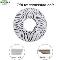 자바라컨베이어 폴리 우레탄 전송 컨베이어 타이밍 벨트 개방형 스틸 코드 T10 폭 10mm/15mm/20mm/25mm/30m, 02 30mm_03 18M_01 Steel cord