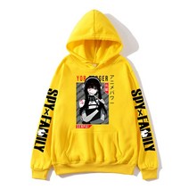일본 애니메이션 스파이 X 가족 Yor Forger 인쇄 된 운동복 Streetwear 남자/여자 패션 까마귀 남녀공용 대형 커플 후드 남성 남자 집업 후드티