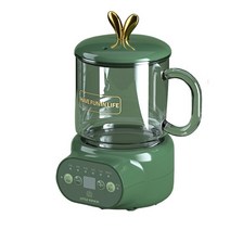 홍삼만들기 경옥고만들기 약탕기 600ml 전기 주전자 휴대용 스튜 컵 건강 보존 냄비 삶은 물 차 난방 사무, 01 A glass cup 600ML_02 UK