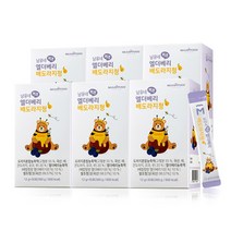 남유네 짜먹는 키즈 엘더베리 배도라지청 스틱, 12g x 30포, 6박스
