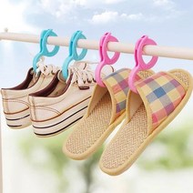 옷걸이 2PCS 후크 집게 바지걸이 행거 고리 논슬립, 옷걸이H001그린
