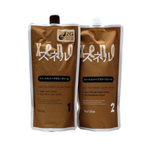 제노 스넬 트리트먼트 칼라크림 염모제 멋내기용 1제 500g + 2제 500g, 12G-하이라이트, 2세트