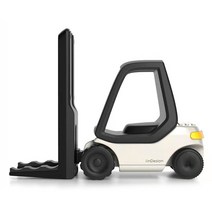 LinDesign 지게차 듀얼 코일 무선 충전 거치대, 화이트, 1개