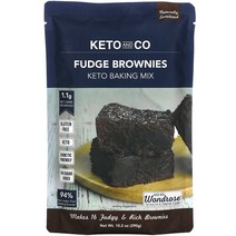 Keto and Co Fudge Brownies Keto Baking Mix 10.2 oz (290 g), 290g, 1개