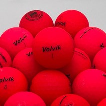 볼빅 무광볼 혼합 RED A-등급 30개 로스트볼