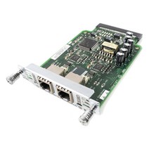중고 Cisco VIC2-2FXS 2 포트 FXS 음성 팩스 인터페이스 카드