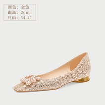 파넬리 웨딩 슈즈 단화 크리스탈 신발 프랑스 하이힐 결혼식 웨딩 드레스 투웨어 신부 여성 새로운 스타일