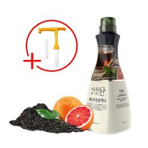 웰파인 더진한 허니자몽블랙티 고농축베이스 1.5kg +펌프증정