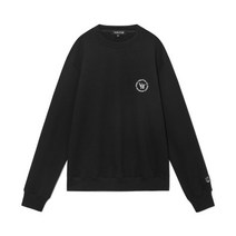VERUTUM GOLF RTW-ST139 : VRT 써클 로고 블랙 남녀공용 스웨츠셔츠 RTW-ST139 : VRT Circle Logo Sweat셔츠sㅣ검정