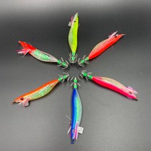 [재즈크래프트] 씨우드 1세트 5개입 2호 바나나 스테 크리스탈 축광 수평 에기 갑오징어 쭈꾸미 문어 호래기 워킹낚시 선상 채비 에깅 두족류낚시 가성비 낚시쇼핑몰 빅웨이브, 5.블루