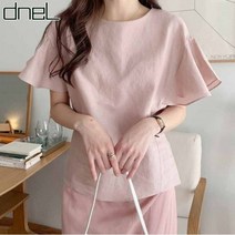 드넬 린넨라미블라우스DWB22311A