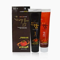 젤존 감 트리트먼트 칼라크림150g(새치염색약), 1N 흑색, 1개