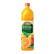 칠성 탕비실 손님대접 가족간식 델몬트 오렌지 주스 과즙음료 과일주스 생과일 1.5L 6개, 22세트