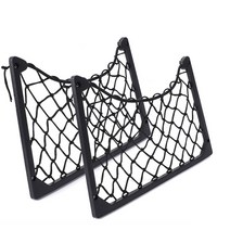 캠핑카 꾸미기 악세사리 car rv net storage 잡지 홀더 랙 caravan camper 액세서리 그물 도어 패널 bus seat back mount mesh, 검은색