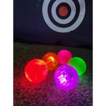 LED 야광 파크골프공 형광 네온 야무진파크골프 알바트로스, 옐로우, 1개, 1개