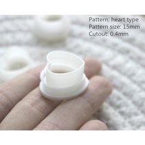 도예체험 취미 부드러운 도자기 폴리머 클레이 커터 DIY INS 프랑스 귀걸이 U 패턴 커팅 다이 쥬얼리 펜던, 29 Heart-shaped
