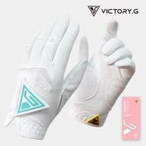 빅토리지 쿨에어 세탁 여성 골프장갑 왼손 오른손 화이트(민트), 빅쿨화이트(민트)왼손착용1장