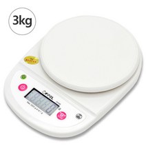 오펠 주방저울 3KG 대용량 OF-3004B (색상선택), 코랄핑크