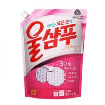 [애경] 울샴푸 오리지널 섬유유연제 세탁세제 리필 1.4L