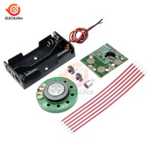 ISD1806B 미니 디지털 녹음 및 재생 음성 모듈 IC 칩 디지털 사운드 음악 운동 레코더 DIY 키트 3 4.5V|Integrated Circuits|, 1개, 단일