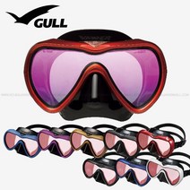 GULL GULL 걸 베이더 420UV 마스크 VADER MASK, MIR카라멜오렌지(블랙실리콘)