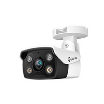 티피링크 VIGI C340 실외 방수 불렛형 4MP 야간 풀컬러 CCTV, 6mm, 어댑터 12V-1A