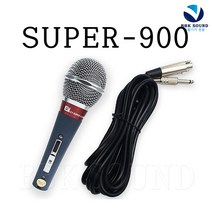 EV SUPER-900 유선마이크 5M 케이블포함 다이나믹MIC 노래방 보컬용 녹음용