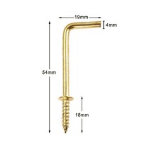 성인벙커침대 낮은벙커침대 어른2층침대 벙커형침대 20/10Pcs 사진 프레임 나사 골드 아이언 직각 스크류, 05 10pcs e