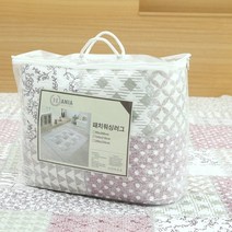 [리앤데코] 블럭투톤 워싱스프레드 러그 90x200cm