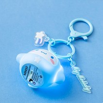 산리오 시나모롤 야광 키링 LED 키홀더, 1개